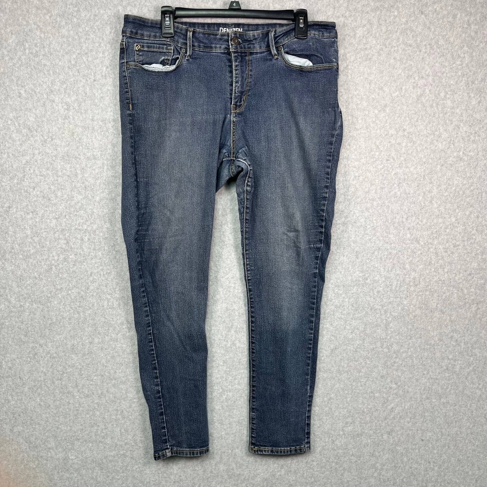 Levi's Jeans Women's 16M Blue Denim‎ Denizen Skinny Leg Belt Loop Modern 36x28